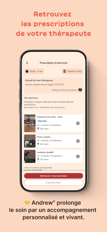 Andrew® - mobilité santé screenshot 2 of 8