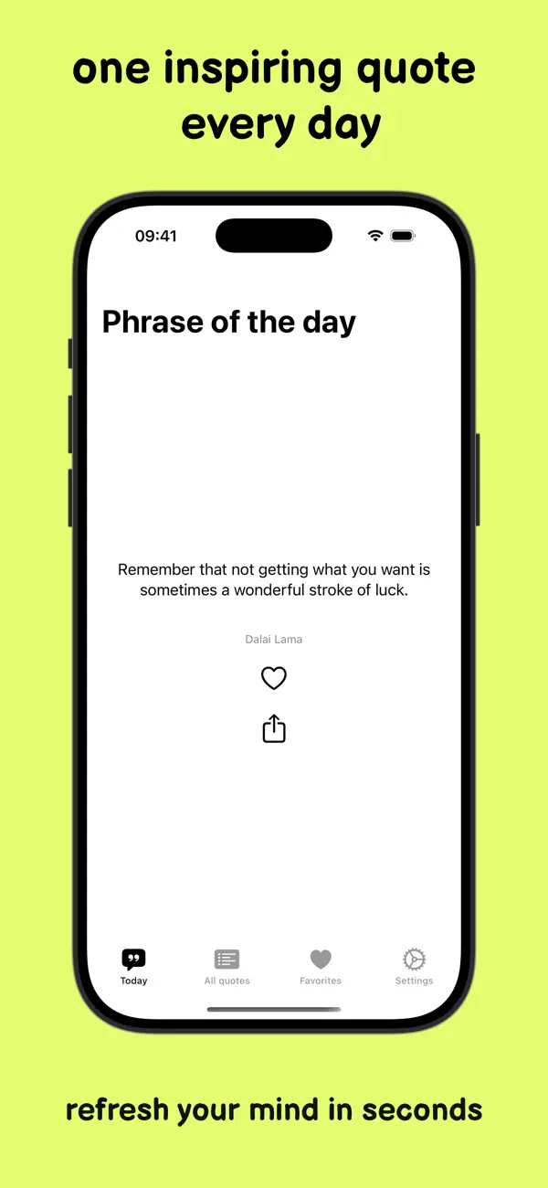 Screenshot #1 pour Phrase du jour