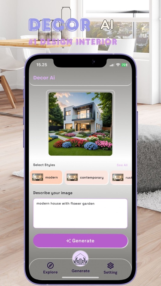 #4. Decor Ai - Room & Home Design (iOS) 由: Devita Ika Lestari