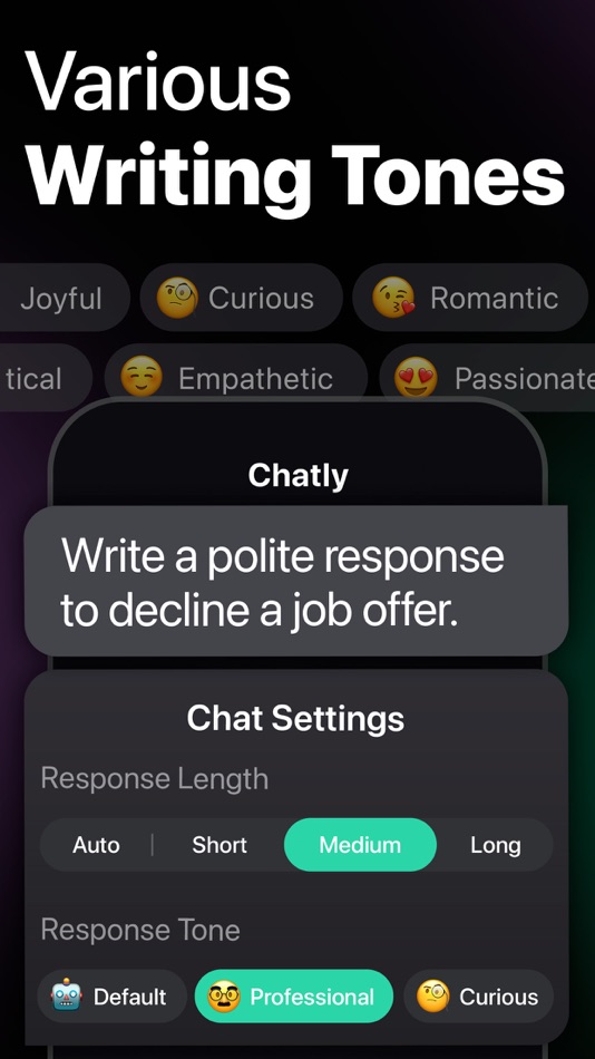 #7. Chatly: AI Chatbot & Assistant (iOS) Podle: Aimo Apps DMCC