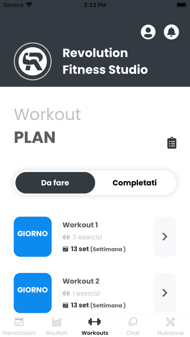 Revolution Fitness Studio Screenshot