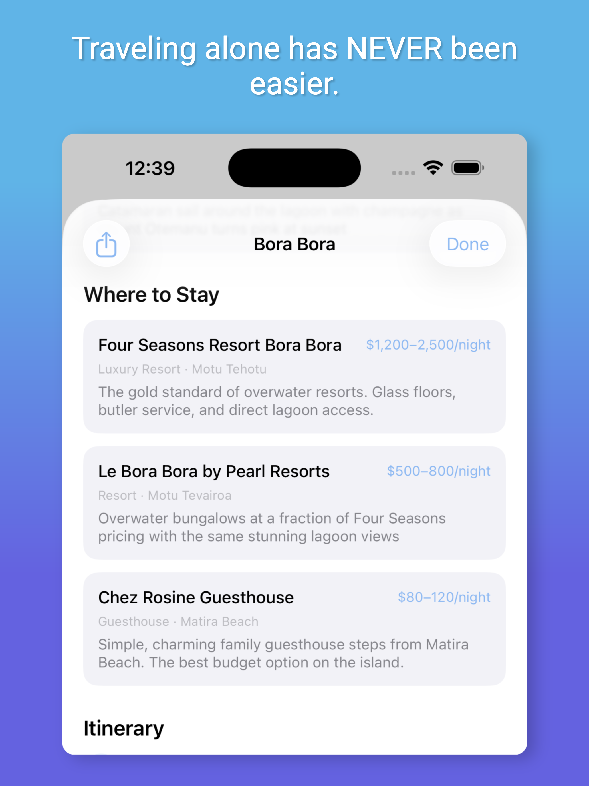 WanderSolo: AI Travel Planner