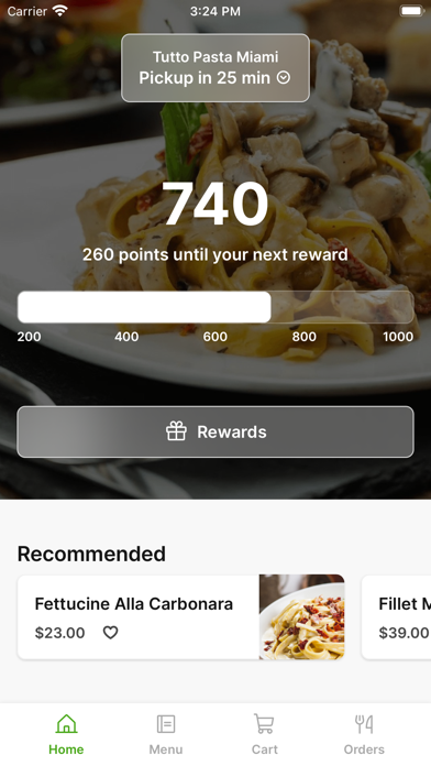 Tutto Pizza & Pasta iPhone screenshot 1 - Food & Drink app
