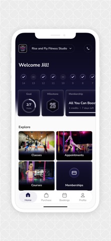 Rise and Fly Fitness screenshot