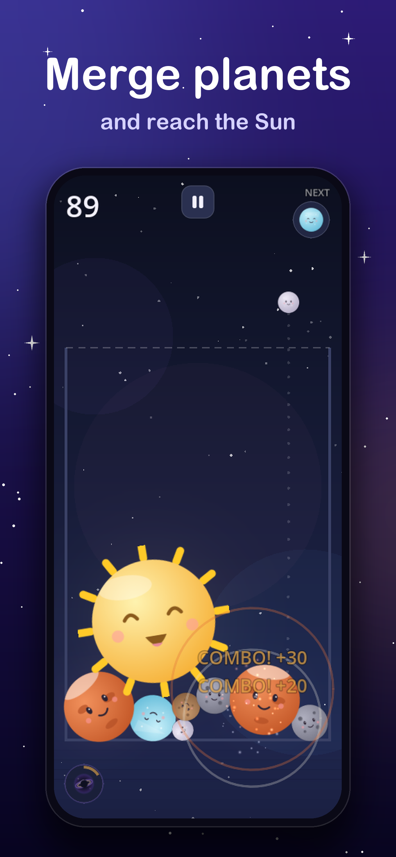 NovaPop: Planet Merge Game screenshot 4