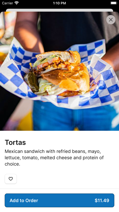 Fonda Lupita iPhone screenshot 3 - Food & Drink app