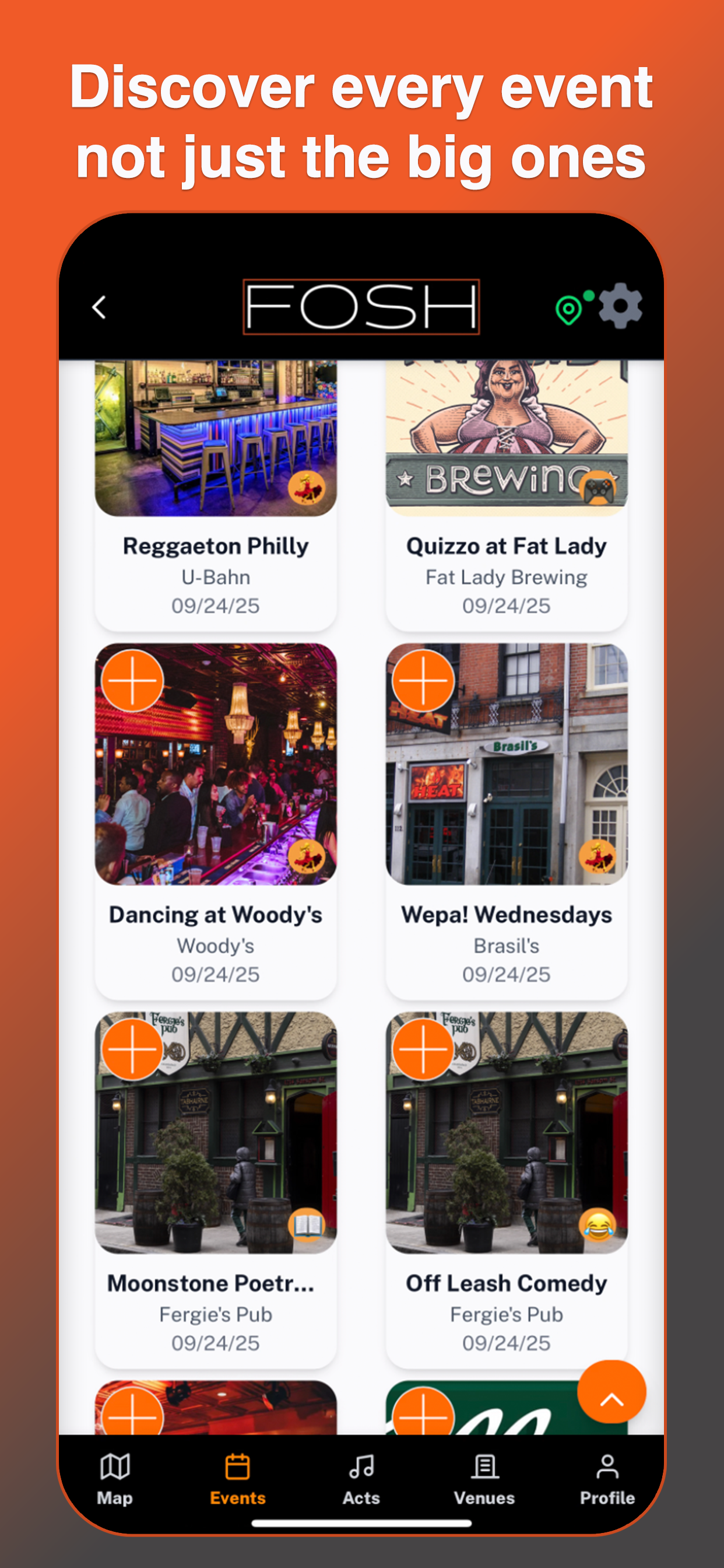 FOSH: Local Live Events screenshot 5