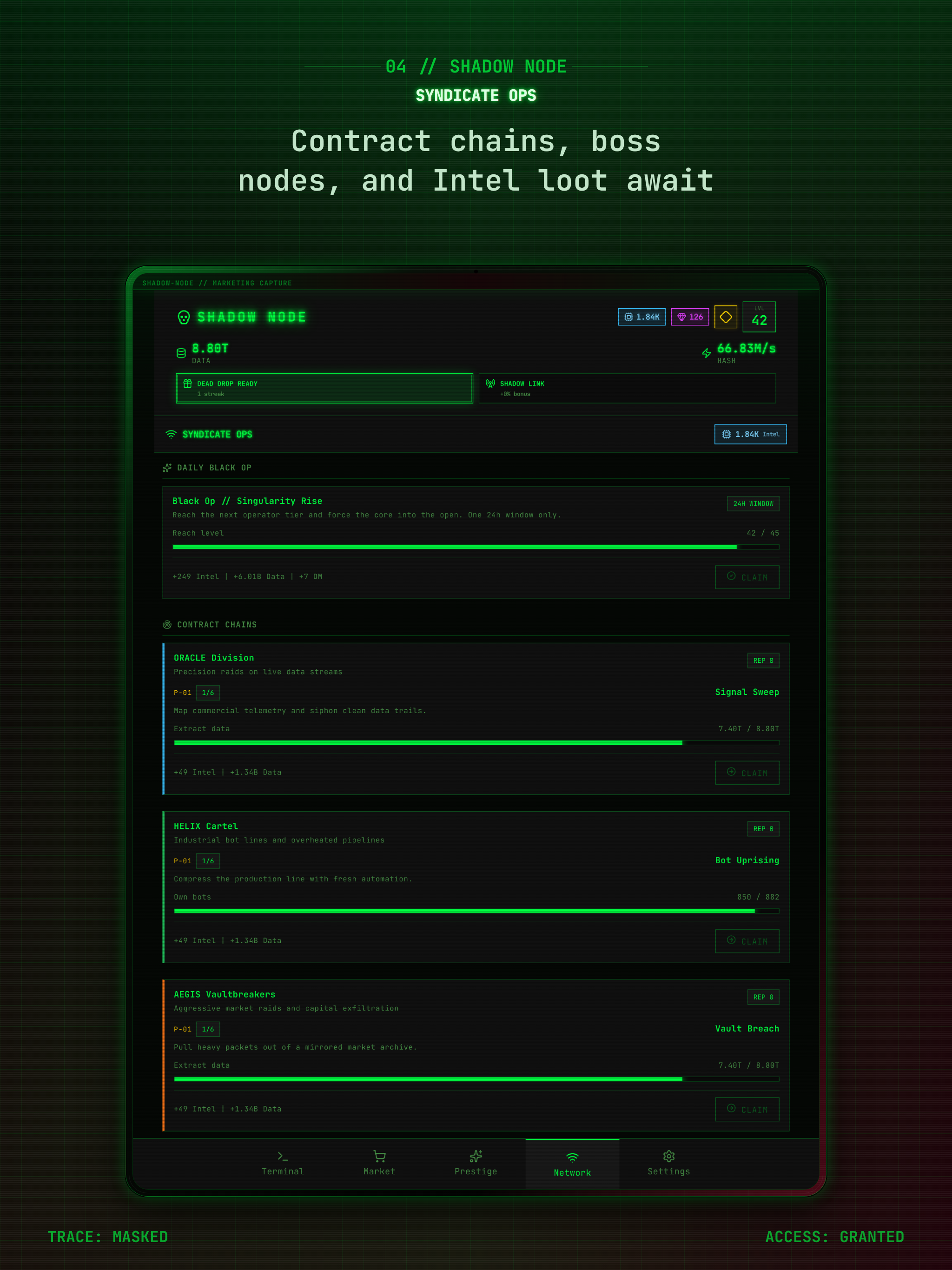 Shadow Node: Idle Hacker