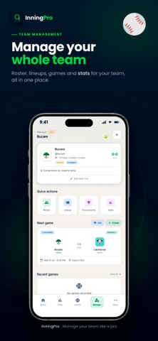 InningPro: Baseball & Softball screenshot