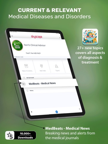 Ferri's Clinical Advisor iPad screenshot