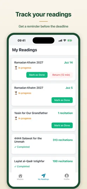 Hatim: Group Quran Khatm screenshot 4