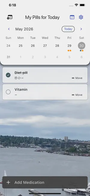 Pillendar: Pill & Med Reminder screenshot 1