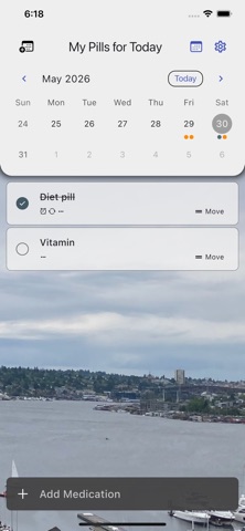 Pillendar: Pill & Med Reminder iPhone screenshot