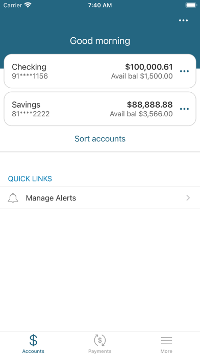 Lake Chem Community FCU iPhone screenshot 1 - Finance app
