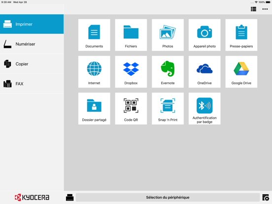Screenshot #4 pour KYOCERA Mobile Print