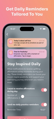 Law Of Attraction Affirmations iPhone screenshot