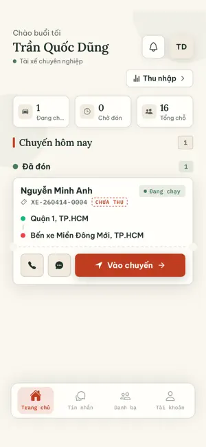 Sổ Chuyến - Đặt vé & nhà xe screenshot 2