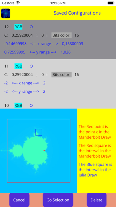Fractals Julia Screenshot