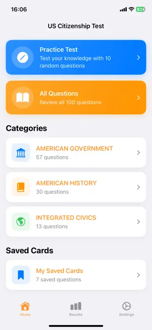 US Citizenship Test 2027 Plus+ screenshot 1