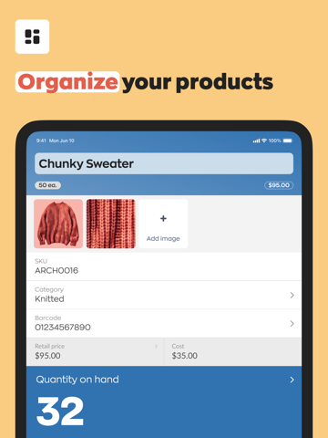 inFlow Inventory iPad screenshot 3 - Business app