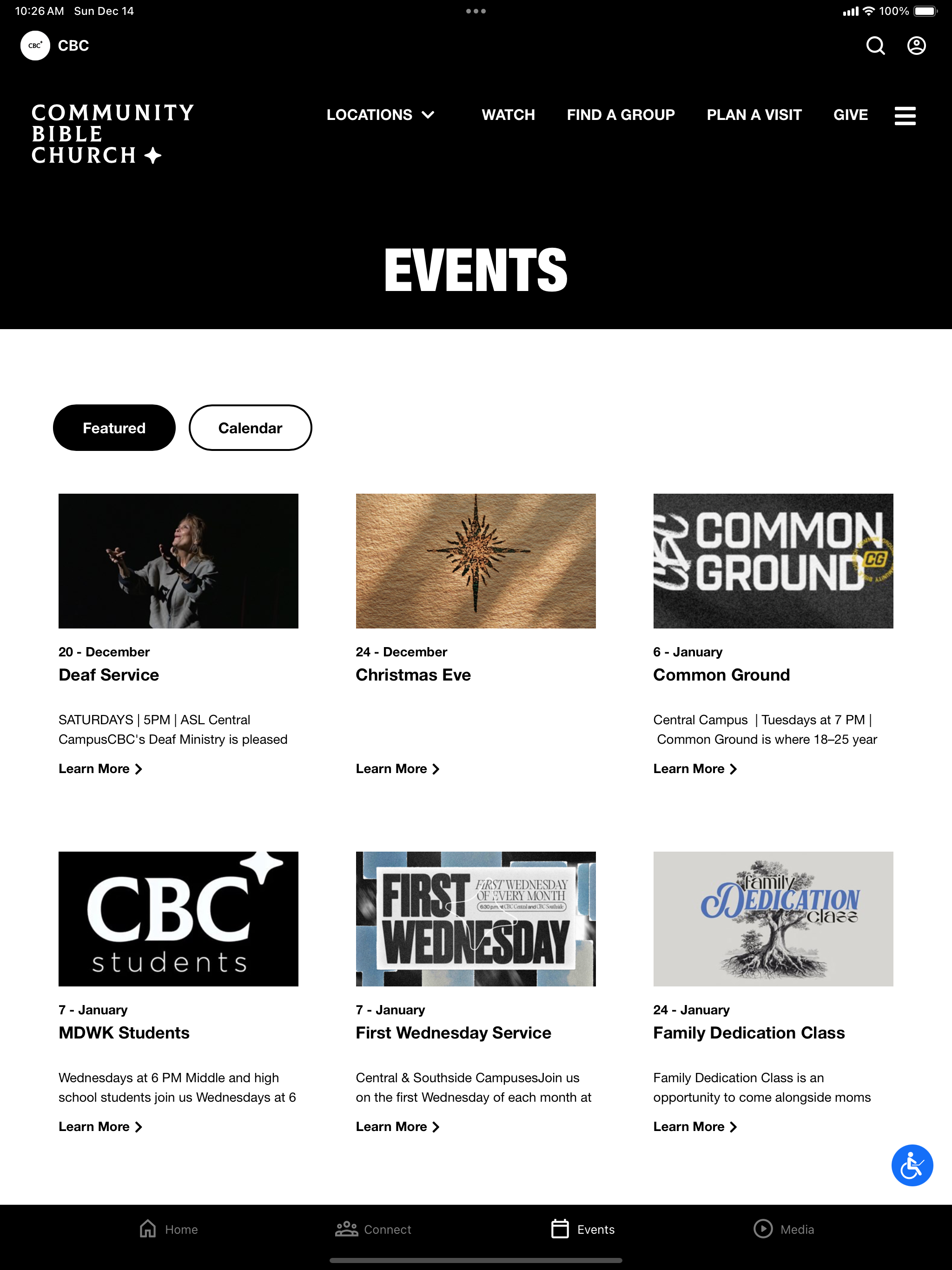 Community Bible Church CBC App screenshot 7