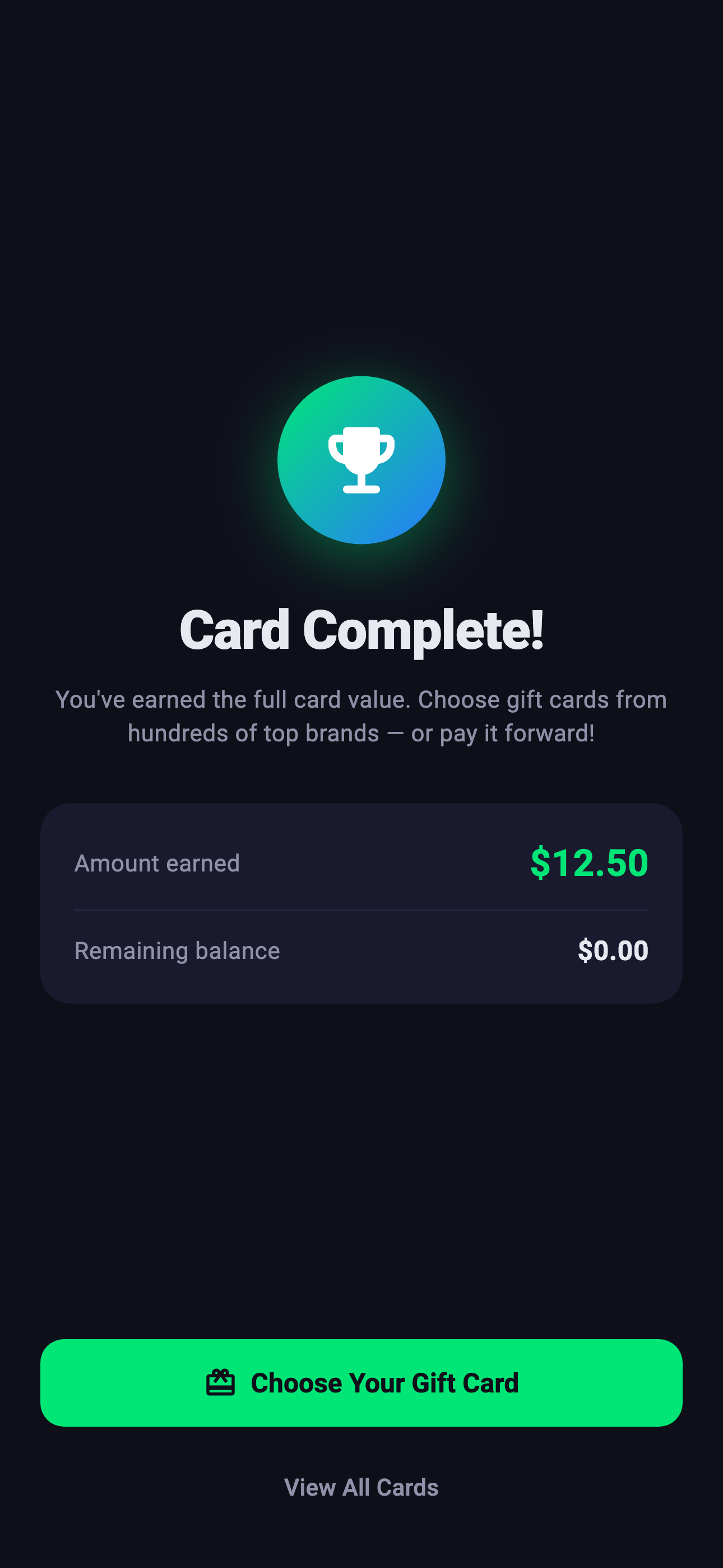 Gfit Cards screenshot 4