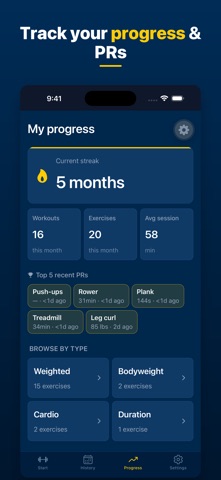 sesh: Simple Workout Tracker Screenshot 4 of 6