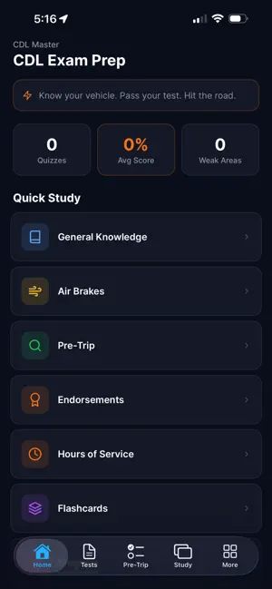 CDL Master: Exam Prep screenshot 1