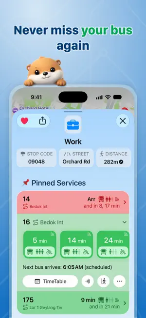 Bustro: Singapore Bus screenshot 1
