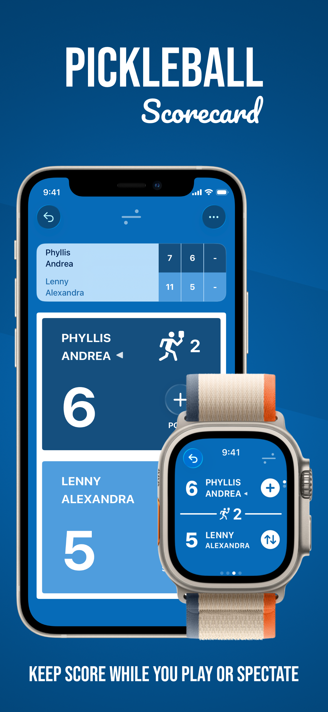 Pickleball Scorecard App