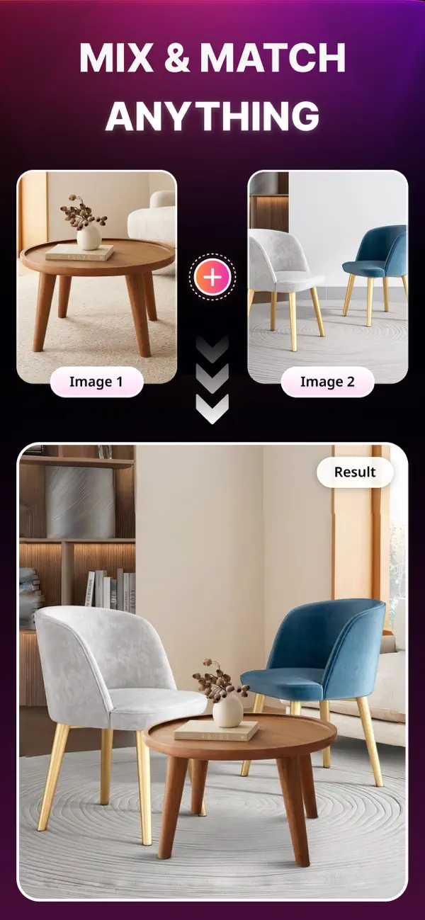Screenshot #3 pour AI Photo Merge :Combine Images