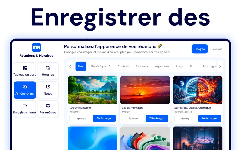 Screenshot #3 pour App pour les réunions Zoom