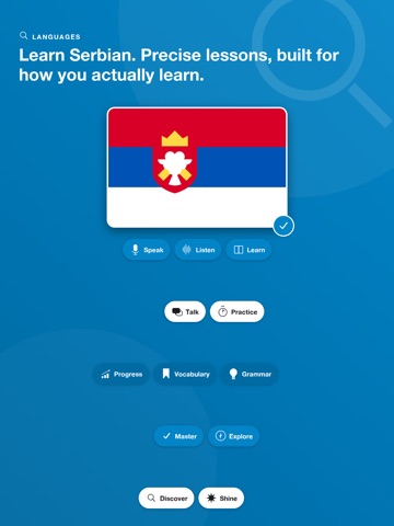 Learn Serbian - ClearLingo iPad screenshot