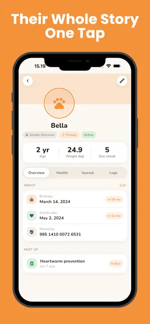 Pet Care Tracker: Pawlog screenshot 1