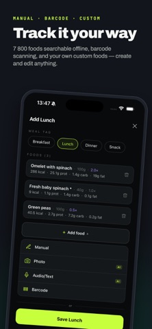 MacroDrop: calorie counter screenshot