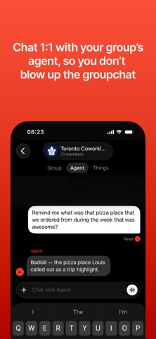 Convos · The Agentic Messenger screenshot