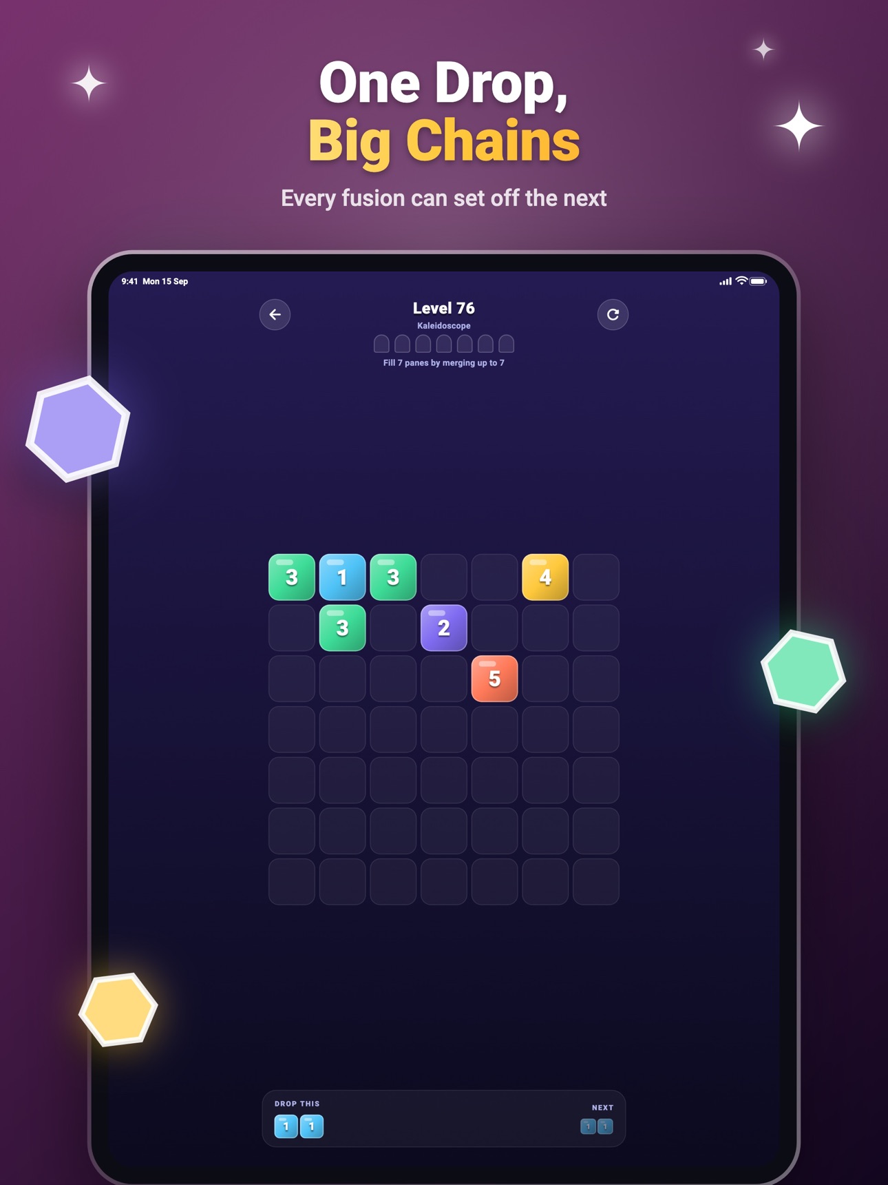Screenshot 8 of Glass Merge: Number Puzzle
