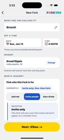 ForkYes: Decide Together Screenshot 3 of 5