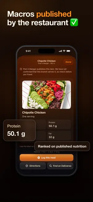 EasyProtein: Restaurant Macros screenshot 3