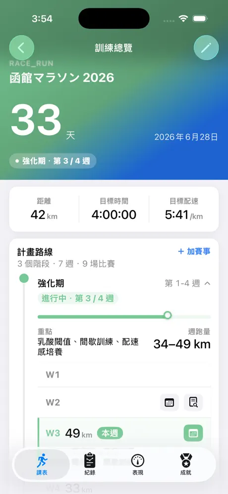 《Paceriz - 專屬你的節奏，個人化馬拉松訓練》App screenshot 2