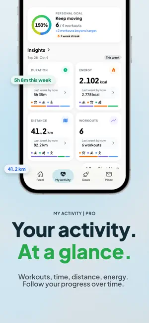 MoveShare Social Fitness Goals screenshot 3