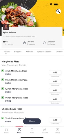 Kyber Kebabs iPhone screenshot