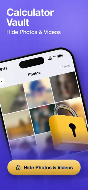 Calculator Vault : Hide Photo screenshot 1