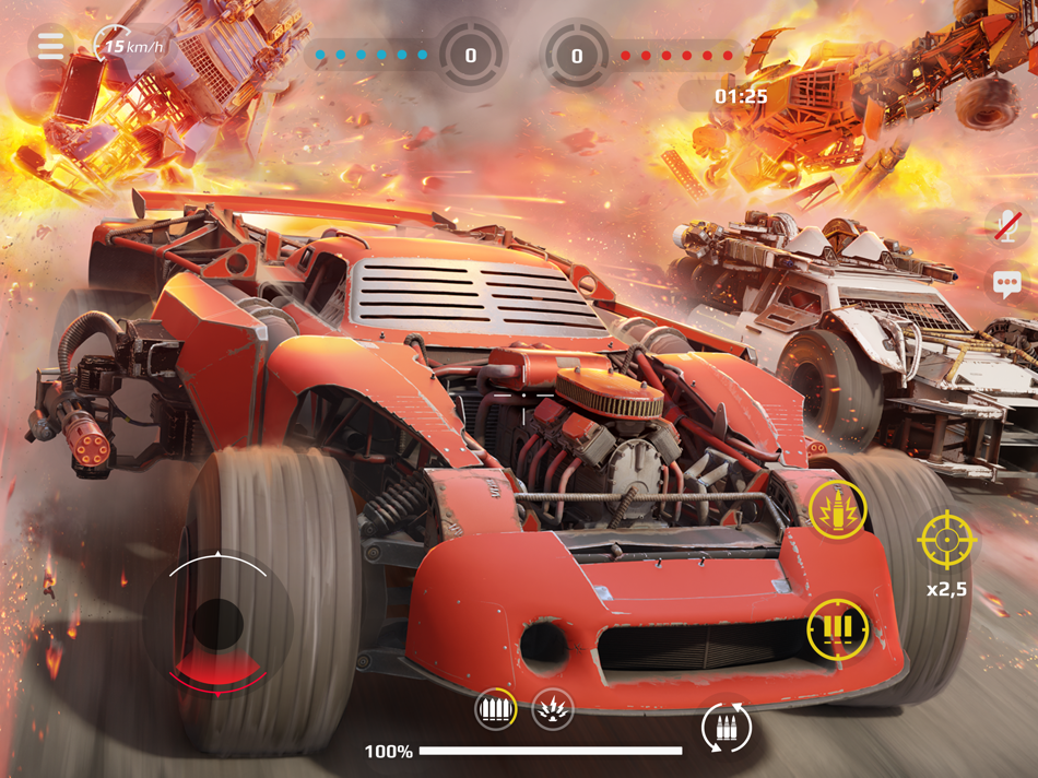 #1. Crossout Mobile: PvP Car Wars (iOS) di: Gaijin Distribution