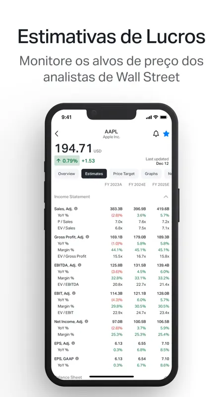 Koyfin: Bolsa & Finanças screenshot 6 of 9