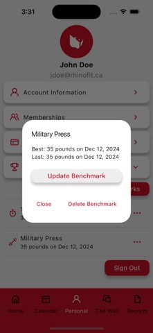 RhinoFit Hub Screenshot 7 of 10