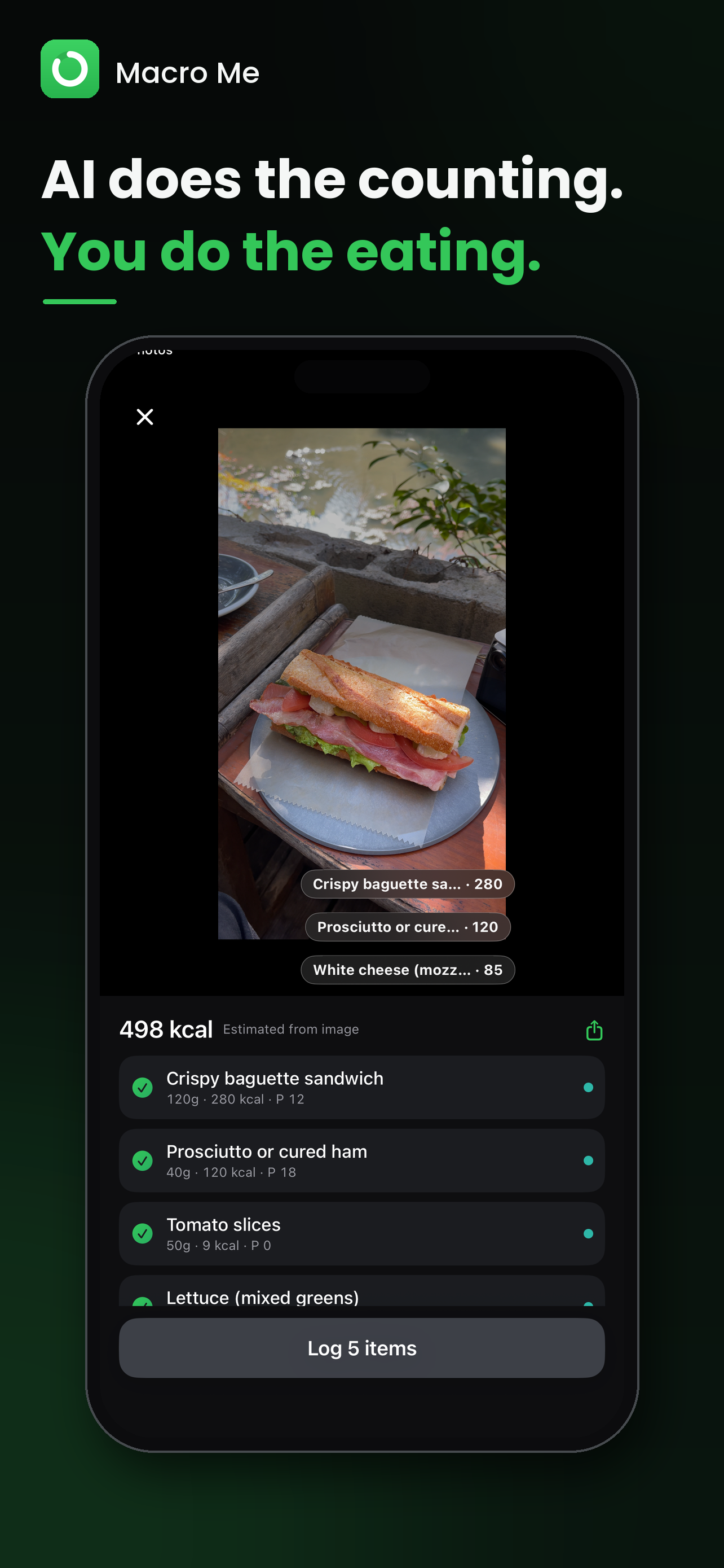 Macro Me: AI Calorie Tracker screenshot 5