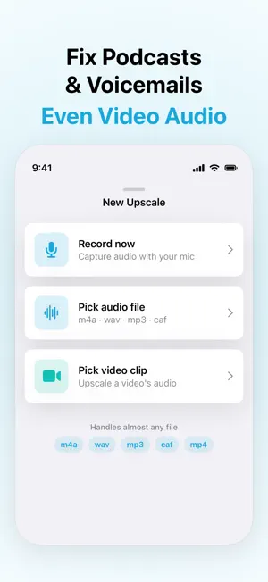 Audio Upscaler: HD Voice screenshot 3