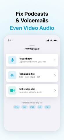 Audio Upscaler: HD Voice Screenshot 3 of 6