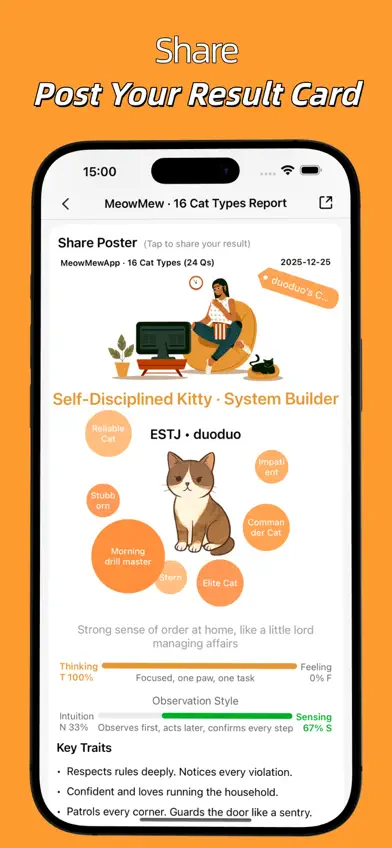 MeowMew - Cat Personality Test screenshot 2